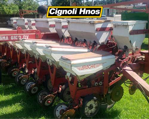 Sembradora Apache 6100, de 10 a 70 cm y Tiro de Punta