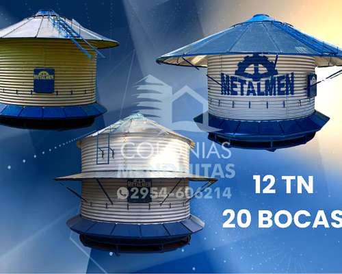 Nuevo Silo Comedero Base de Fibra - Colonias Menonitas