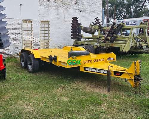 Carreton Tipo Trailer 6tn C/rampa Trasera 5x2. Mancini. Disp