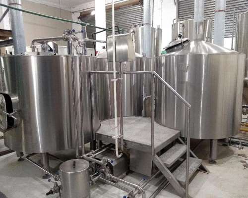 Planta Elaboración de Bebidas 1000l – Acero Inoxidable
