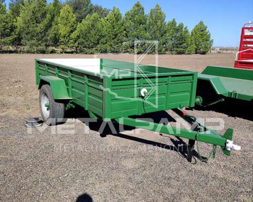 Carro de UN Eje con Barandas
