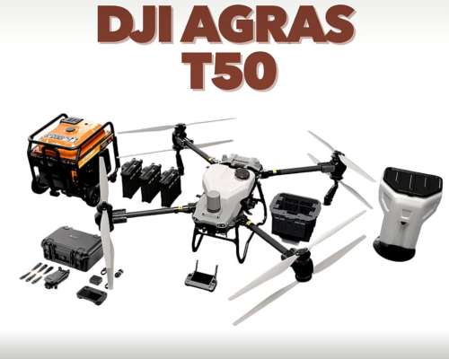 Kit Completo DJI Agras T50 + 2 Cursos de Piloto