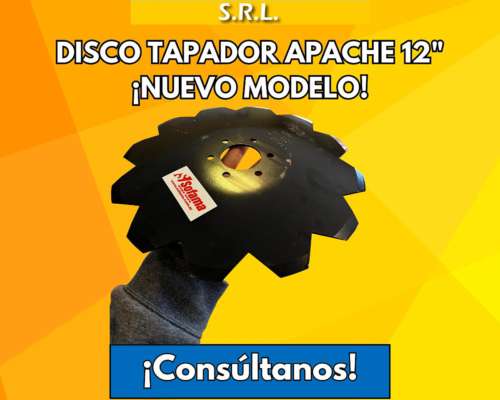 Disco Tapador Apache 12 Nuevo Modelo