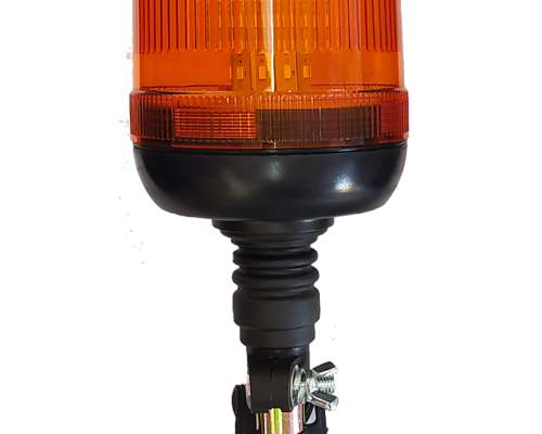 Baliza 80 LED con Soporte Desmontable Ambar 12-24v