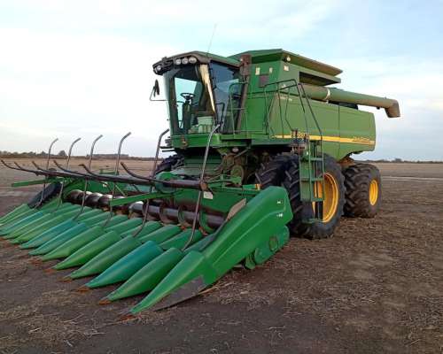 John Deere 9650 Sts. año 2008. Plataforma 23 Pies