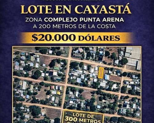 Lote en Cayastá. Punta Arenas.