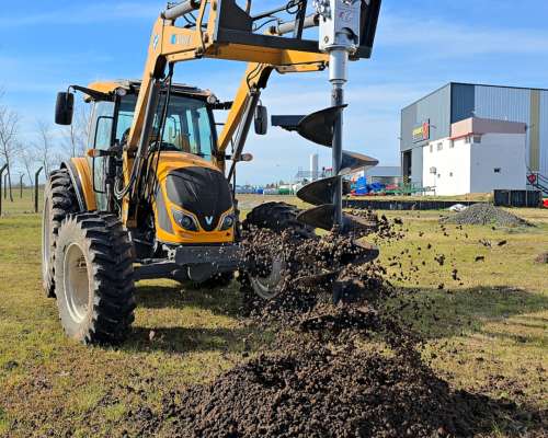Hoyadora Hidráulica LF Adapt. a Palas, Gruas, Minicargadoras