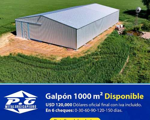 Galpón 25x40 MT. ( 1000m2 )