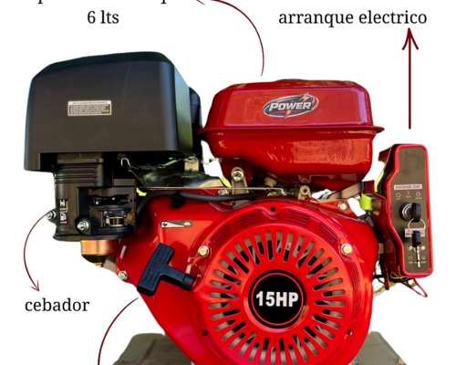Motor de Eje Horizontal 15 HP de Múltiples Usos